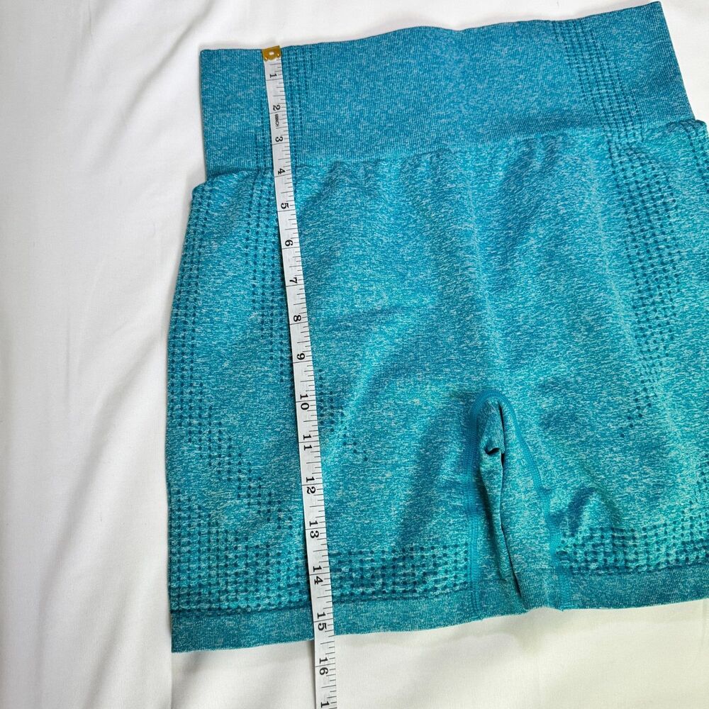 High Waisted Workout Shorts Gym Running Yoga Stretchy 5 Inch Women's Size Large - Picture 4 of 6